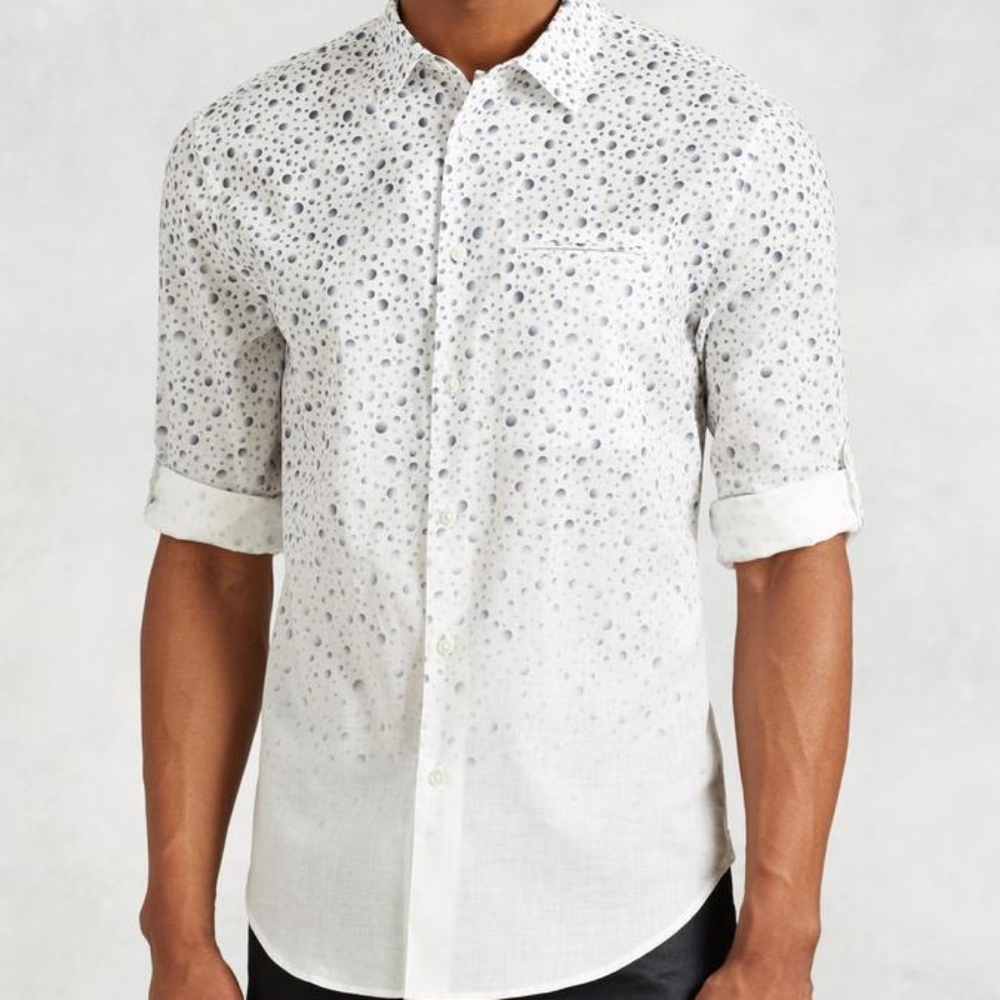 Gradient Polka Dot Shirt